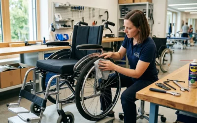 Comment entretenir un fauteuil roulant ?